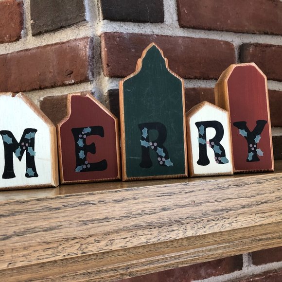 Merry Christmas Blocks by Pat Kudron (1990) - Picture 2 of 5